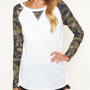 Long sleeve army top